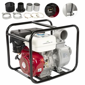 Motopompa pe benzina Micul Fermier GF-2059, 13CP, 80 M H, 4  , 4 timpi