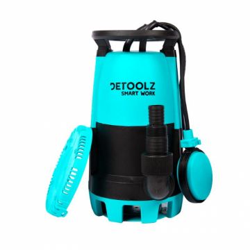 Pompa apa murdara din plastic Detoolz DZP113, 900W, 300l min., 18000 l h, cu flotor