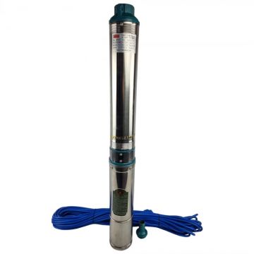 Pompa submersibila de mare adancime AquaMann Premium, 11 Turbine, 160metri, debit 10m  ³ h, 30 metri cablu