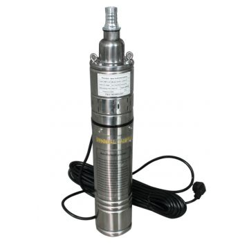 Pompa de apa submersibila, 370-1500W, Racire pe ulei, Bobinaj cupru, Inaltime refulare 160m, Debit 5mc h, Cablu 20m