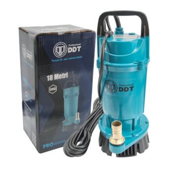 Pompa submersibila apa curata , DDT , QDXS-0,4F , 400 W , 1.5 m  ³ h , 2860 Rpm , 18 Metri