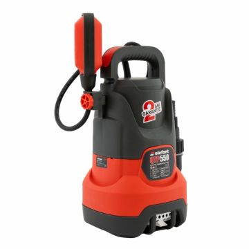 Pompa submersibila pentru apa murdara curata Elefant QTP550, 550W, Debit 13500L h, Inaltime max.9m, Adancime 7m