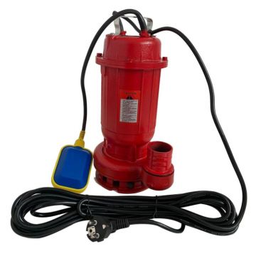 Pompa apa murdara DDT din fonta rosie WQD10 cu plutitor, 1100 W, 15 m  ³ h