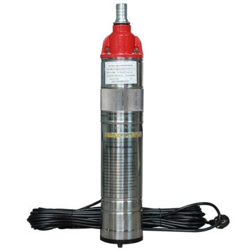 Pompa de apa submersibila, 370-1500W, Bobinaj cupru, Inaltime refulare 160m, Debit 5mc h, Cablu 20m