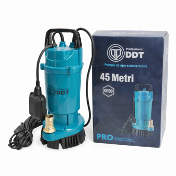 Pompa submersibila apa curata cu plutitor DDT, QDX1.5-45-1.1, 1100 W, 3 mc h, 1 tol