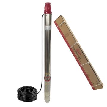 Pompa submersibila de apa curata, de mare adancime,DDT-PROFESSIONAL  4QJD2-24 , 2500 W , 24 turbine, 12 m  ³ h , bobinaj cupru 100%