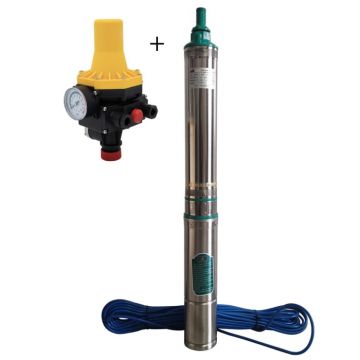 Pompa submersibila de mare adancime ALFA, 16 turbine, Debit 10 m  ³ h , Inaltime refulare 160m, 30m cablu, CMP1560 CMP1207 - Copie