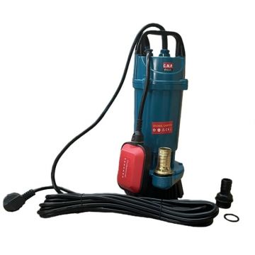 Pompa submersibila pt. apa murdara cu plutitor Aqua Tech Premium QDX3-25-0.75F, 0.75kW, H25m, 3 m  ³ h, 2860RPM, Racord 1  , Reductie 3 4   inclusa, 7.5m cablu